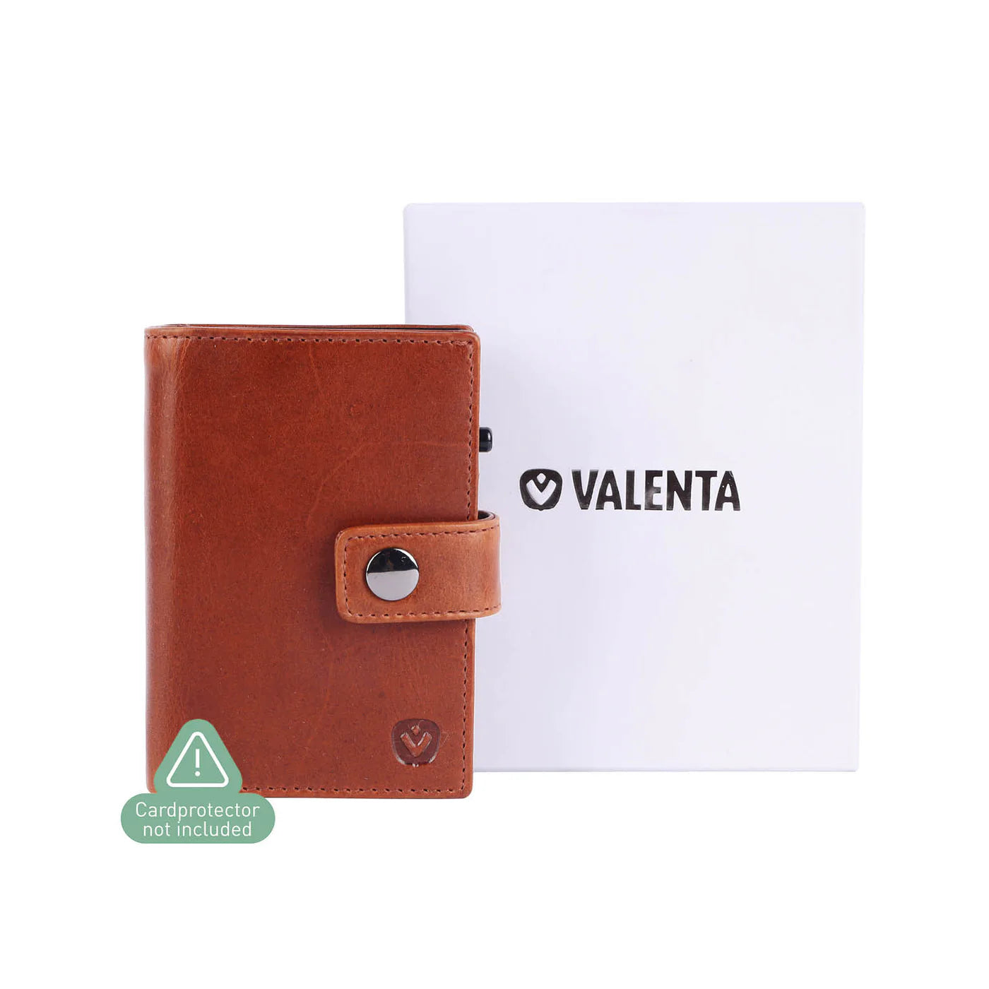 Leder Wallet für Valenta MagSafe Cardprotector