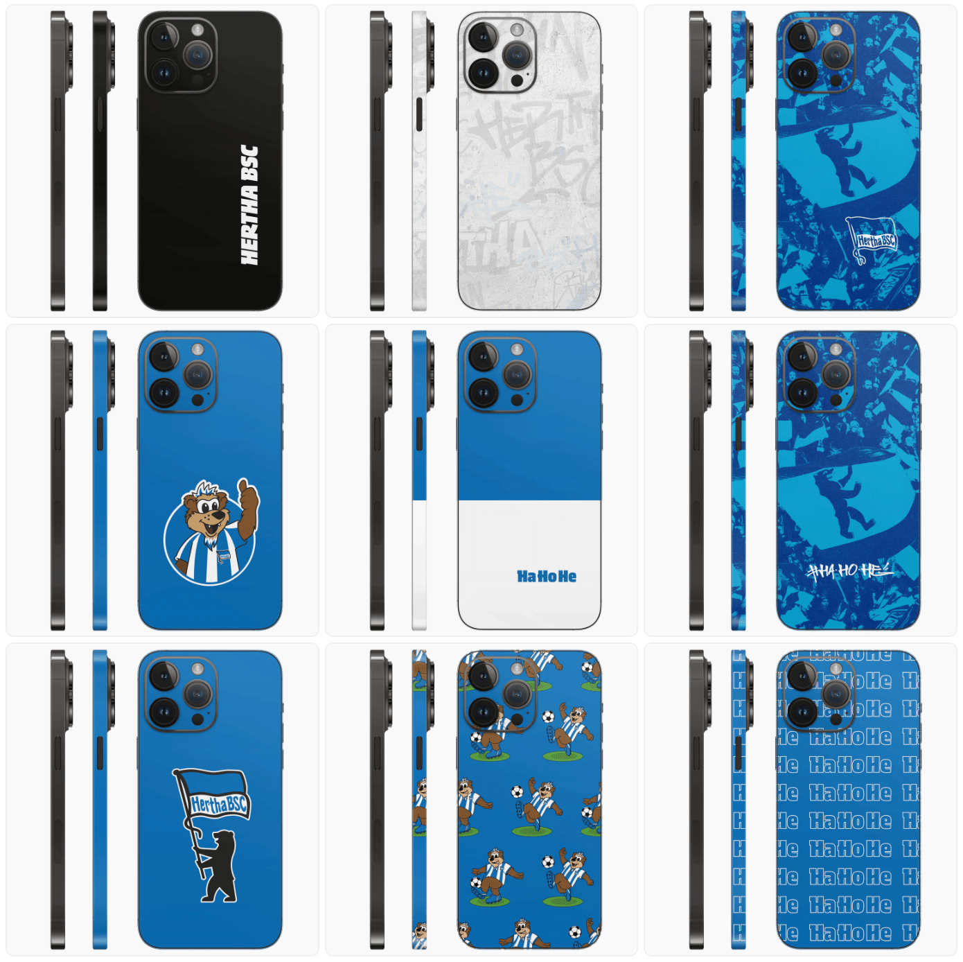 Trage Dein Team im Herzen und auf Deinem Smartphone: Entdecke die exklusiven GREENMNKY® Hertha BSC-Skins - GREENMNKY