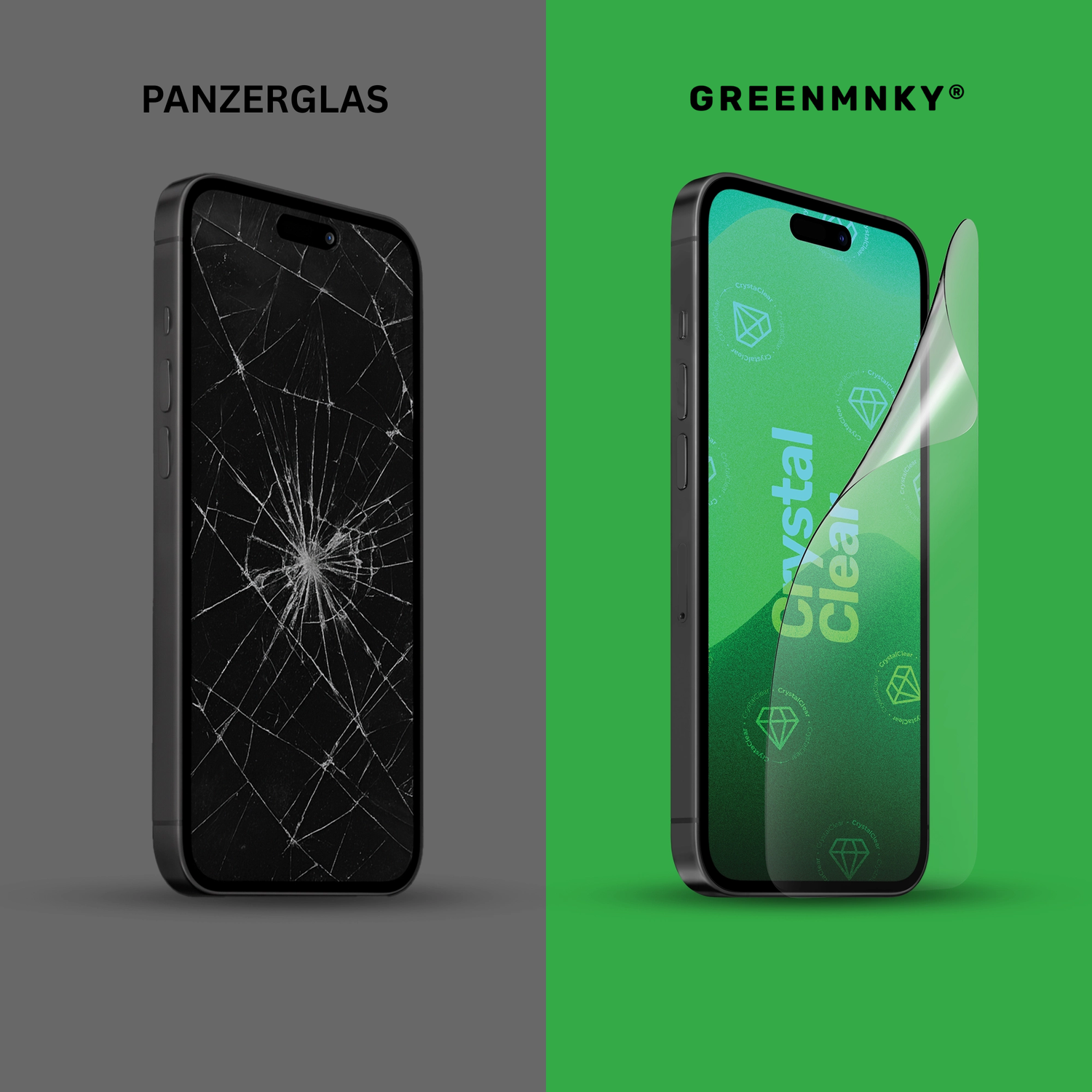 Panzerglas im Vergleich zu Panzerfolie