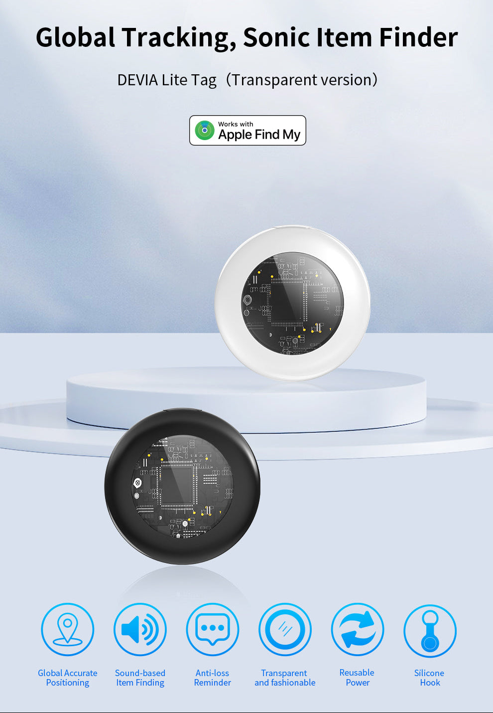 Smart Finder für Schlüssel, Tasche und Gepäck
