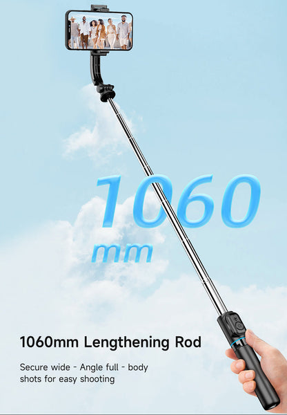 Multifunktionaler Selfie Stick mit Stativ und Fernbedienung