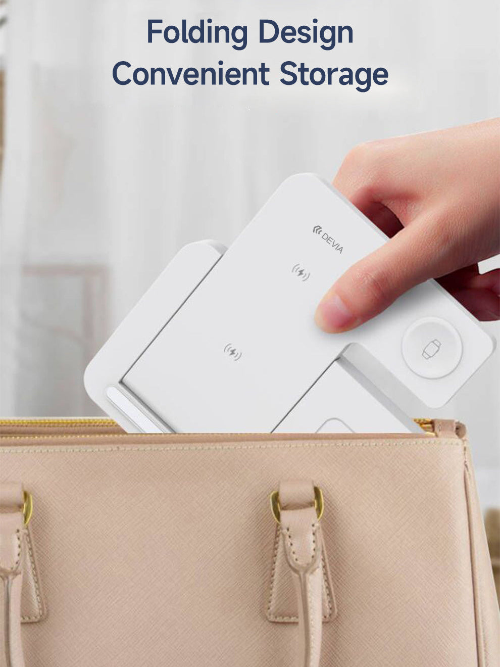 3 in 1 Wireless Ladestation mit Nachtlicht