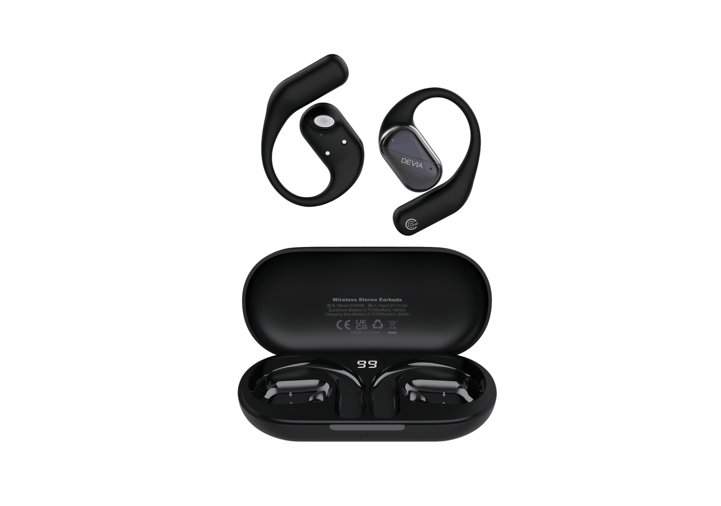 Open Ear Bluetooth Kopfhörer mit ENC und 32 Stunden Laufzeit