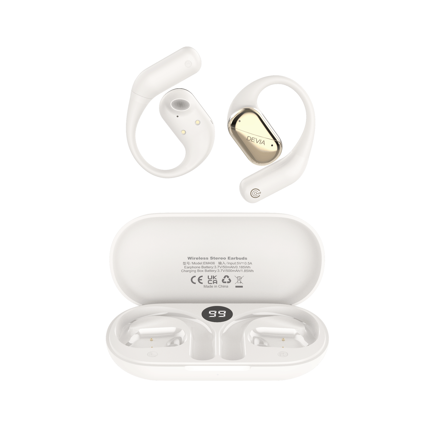 Open Ear Bluetooth Kopfhörer mit ENC und 32 Stunden Laufzeit