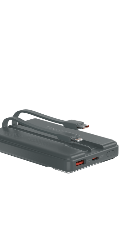 Extreme Speed Series 22.5W Power Bank Built-in Two Cables (10000mAh)