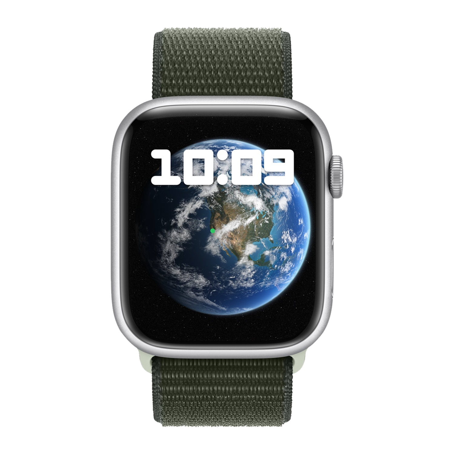 Apple Watch Series 9 - frontal mit wallpaper