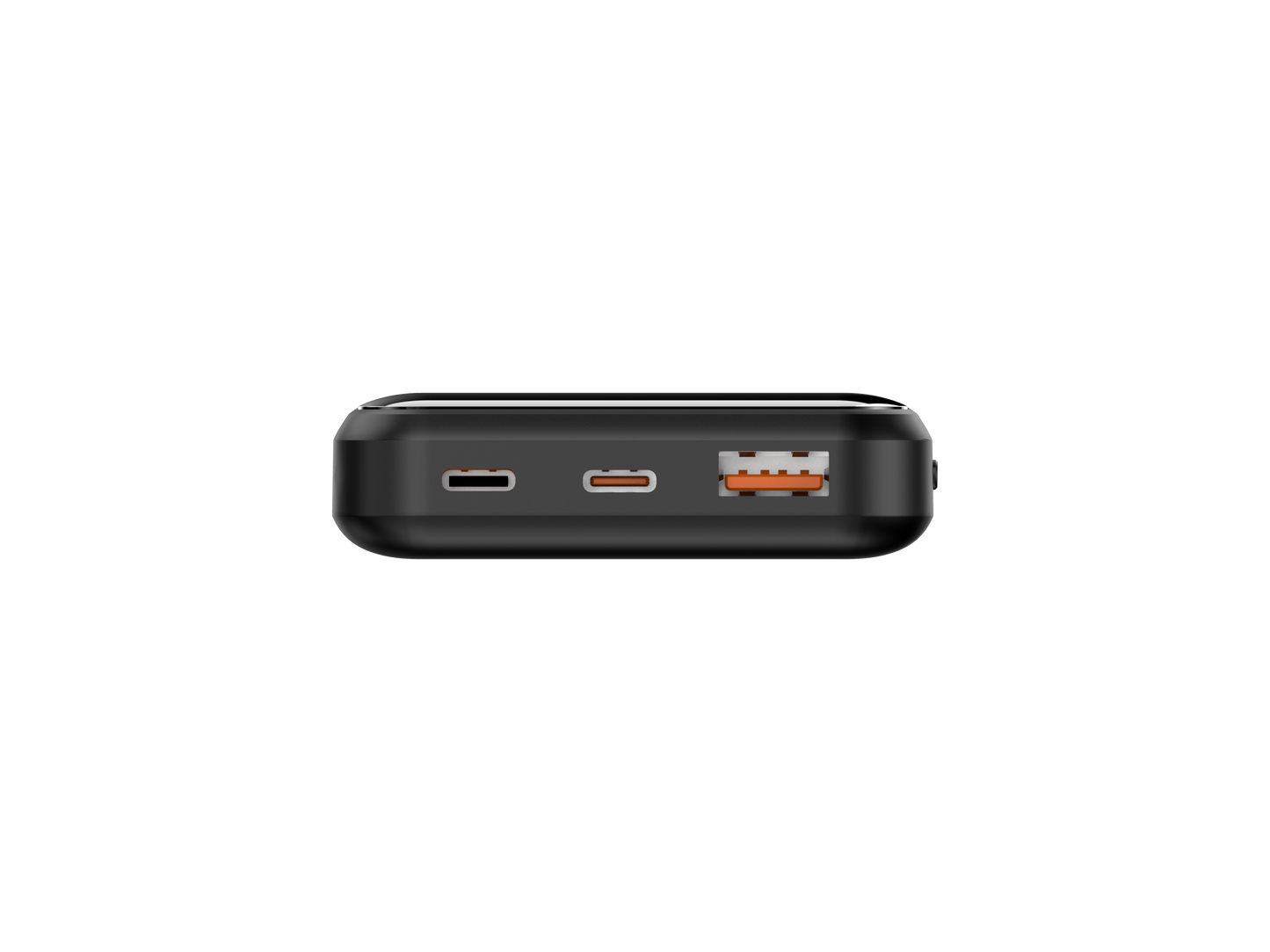 Powerbank mit integriertem Kabel (gravierbar)