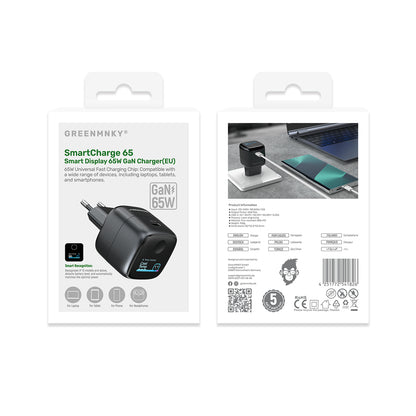 65W Ladegerät mit Smart Display | SmartCharge