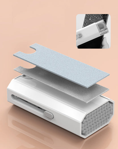 Weißer 8 in 1 Technik Reiniger für Handy, Kopfhörer und Tastatur
