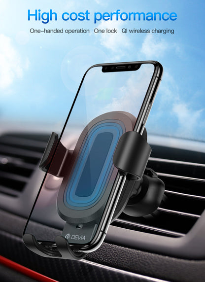 Handyhalterung Auto Lüftung mit Wireless Charger 10W