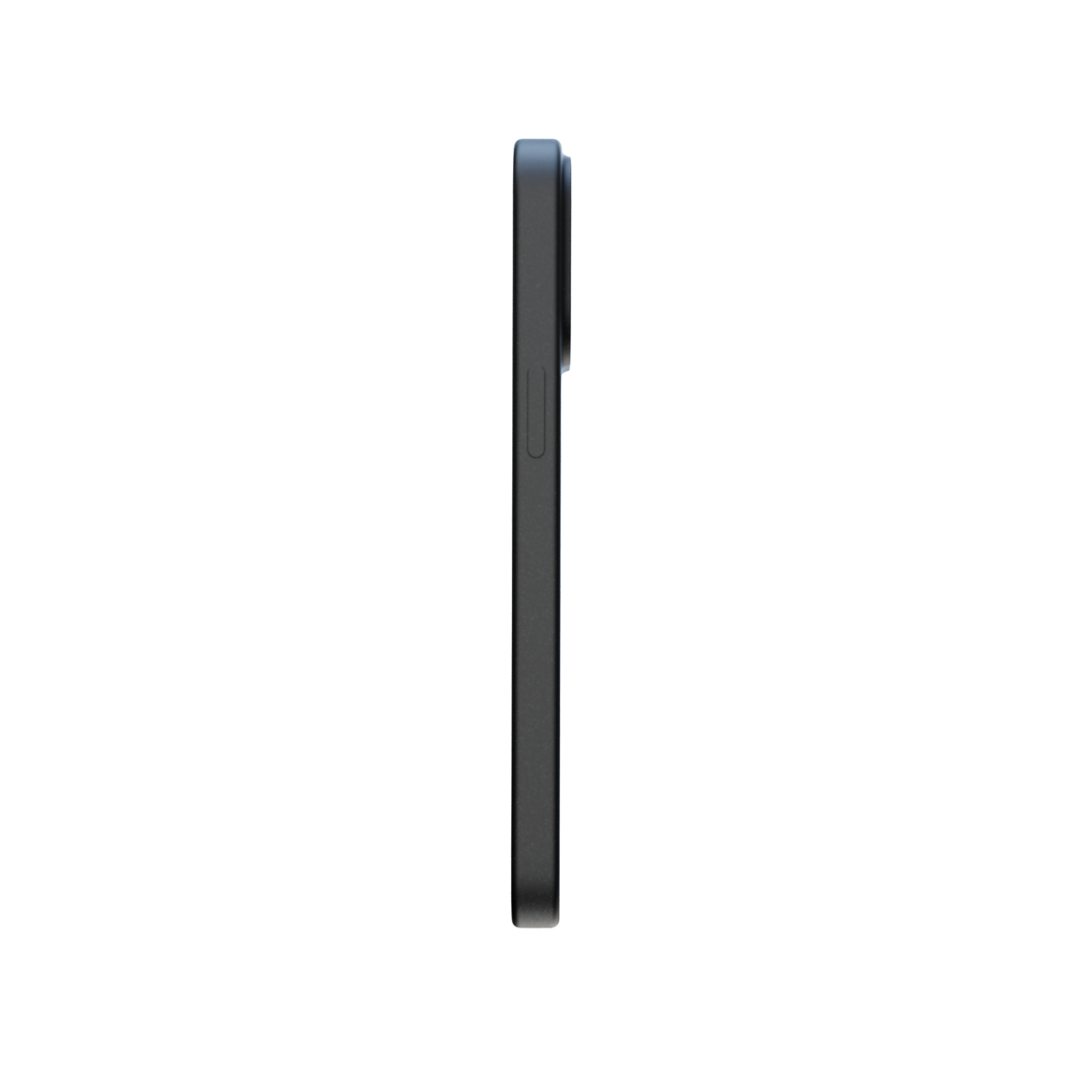 RE-Case in black @ Schwarze Handyhülle mit stoßdämpfenden Kanten und erhöhter Kamerarand – minimalistischer Schutz für iPhones. - 100% recycelt