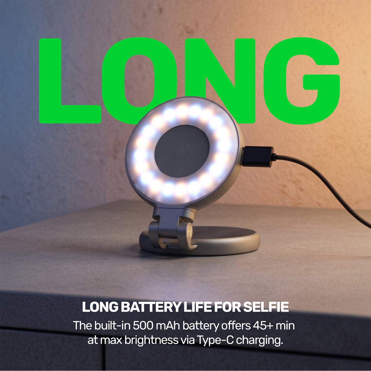 Magnetisches Ringlicht fürs Handy