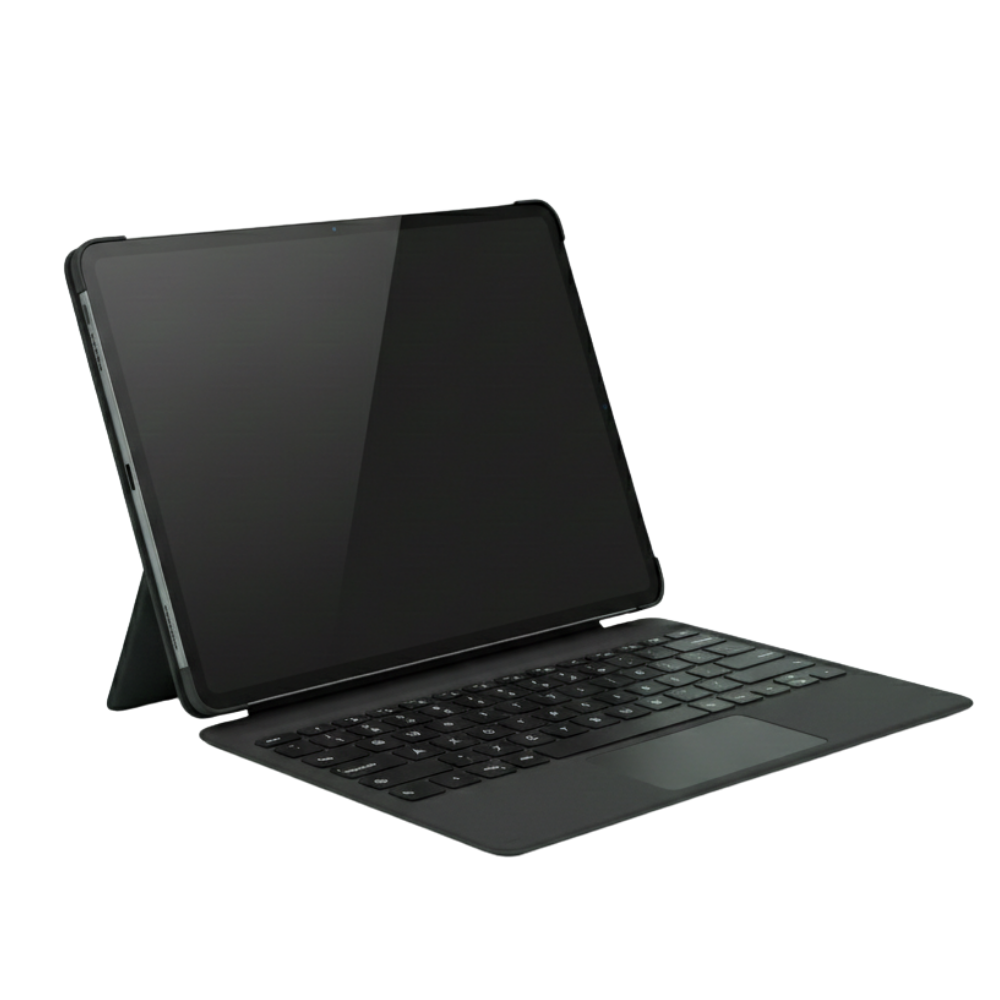 Tablet/Laptop seitlich betrachtet mit Blickschutzfilter