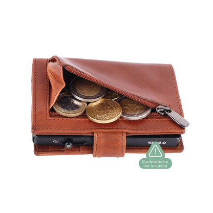 Leder Wallet für Valenta MagSafe Cardprotector