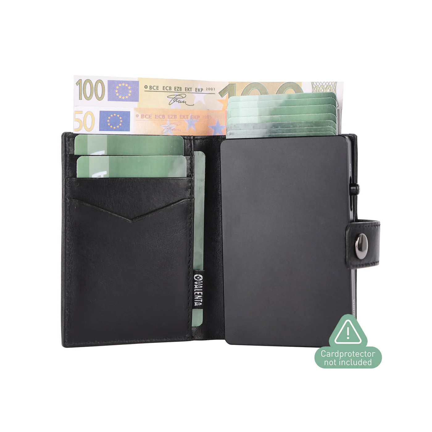 Leder Wallet für Valenta MagSafe Cardprotector