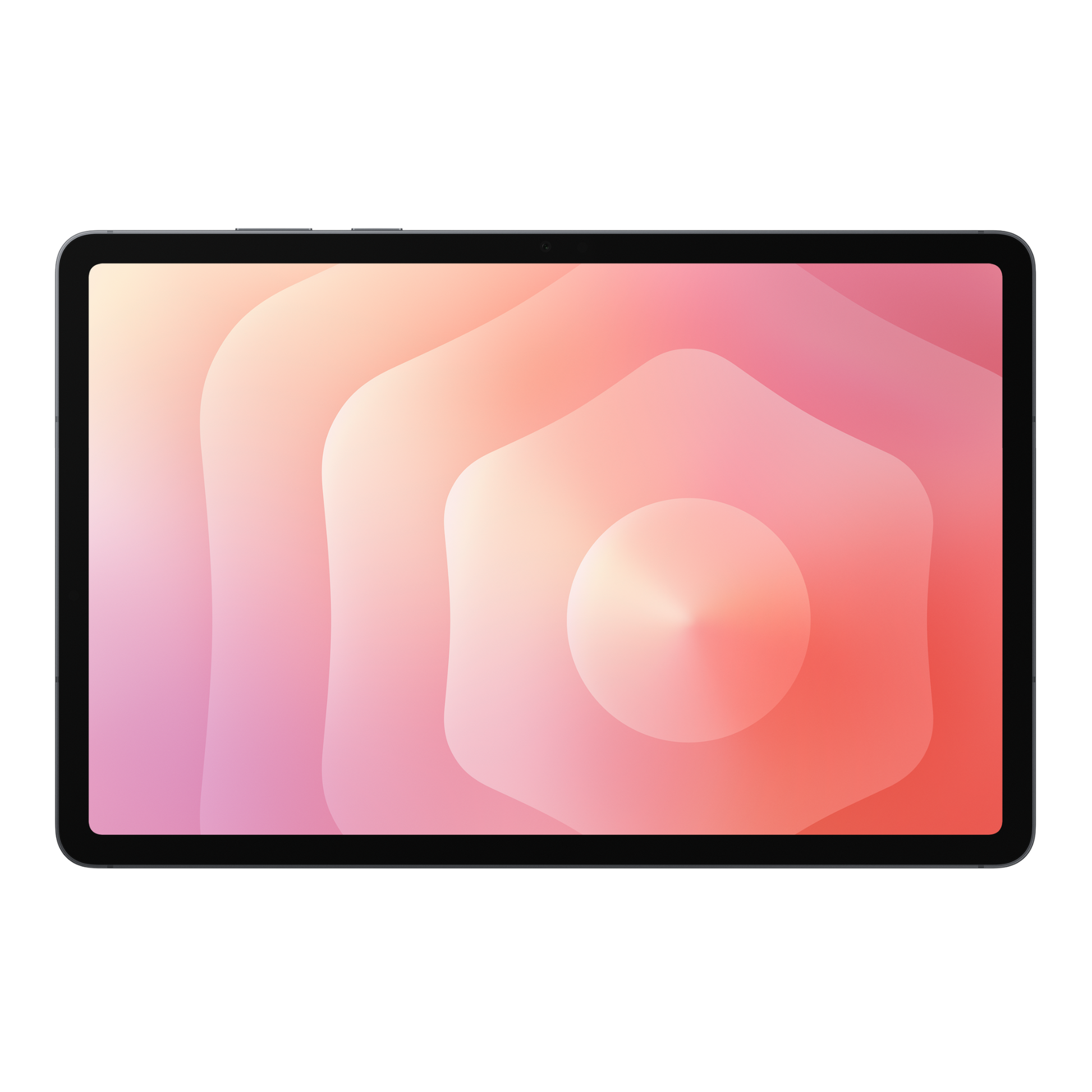 Galaxy Tab S11 von vorne mit original Wallpaper transparent