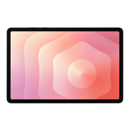 Galaxy Tab S11 von vorne mit original Wallpaper transparent