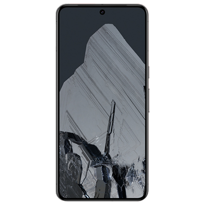 Google Pixel 8 Pro von vorne mit original Wallpaper transparent