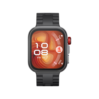 Huawei Watch Fit 4 Pro von vorne in schwarz
