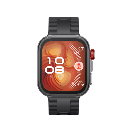 Huawei Watch Fit 4 Pro von vorne in schwarz