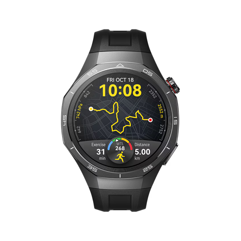 Huawei Watch GT 5 Pro von vorne in schwarz 