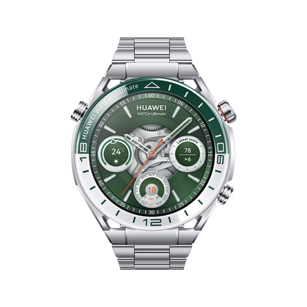 Huawei Watch Ultimate von vorne in silber