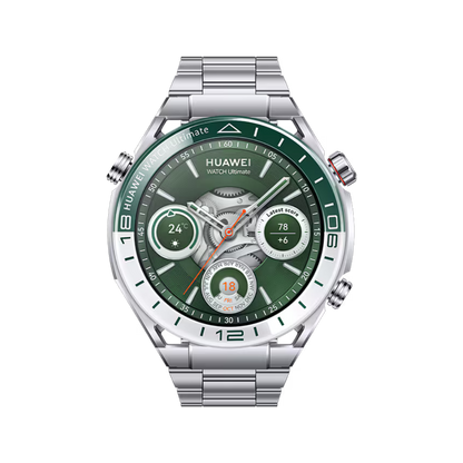 Huawei Watch Ultimate von vorne in silber