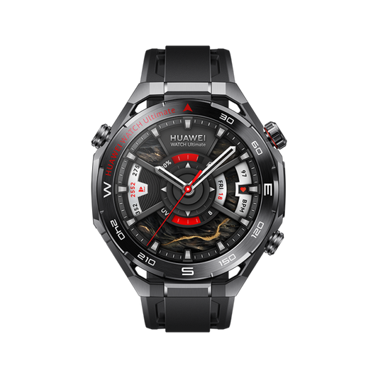 Huawei Watch Ultimate 2 von vorne in schwarz