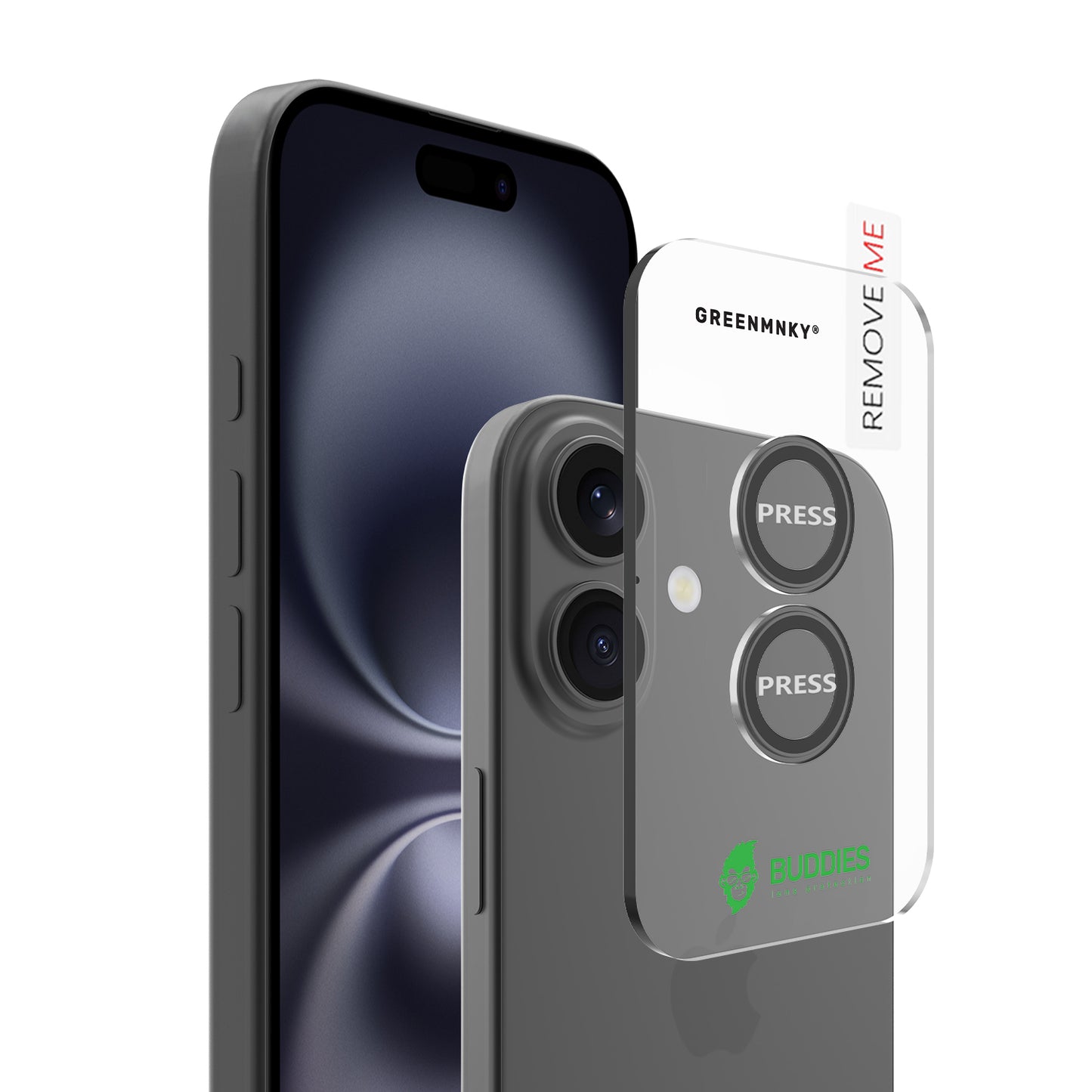 Kameraschutz schwarz für iPhone 17 | BUDDIES