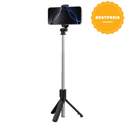 Selfie Stick mit Stativ und Bluetooth Fernbedienung