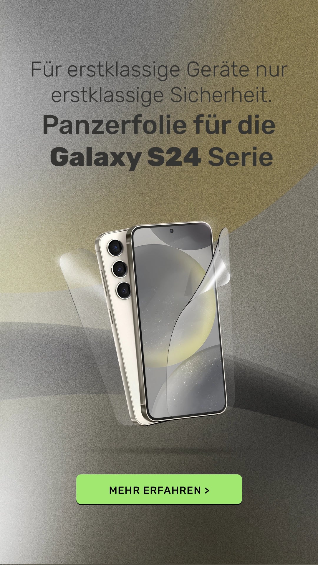GOKEN Hülle für Samsung Galaxy S24 Ultra 5G + 2 Panzerglas