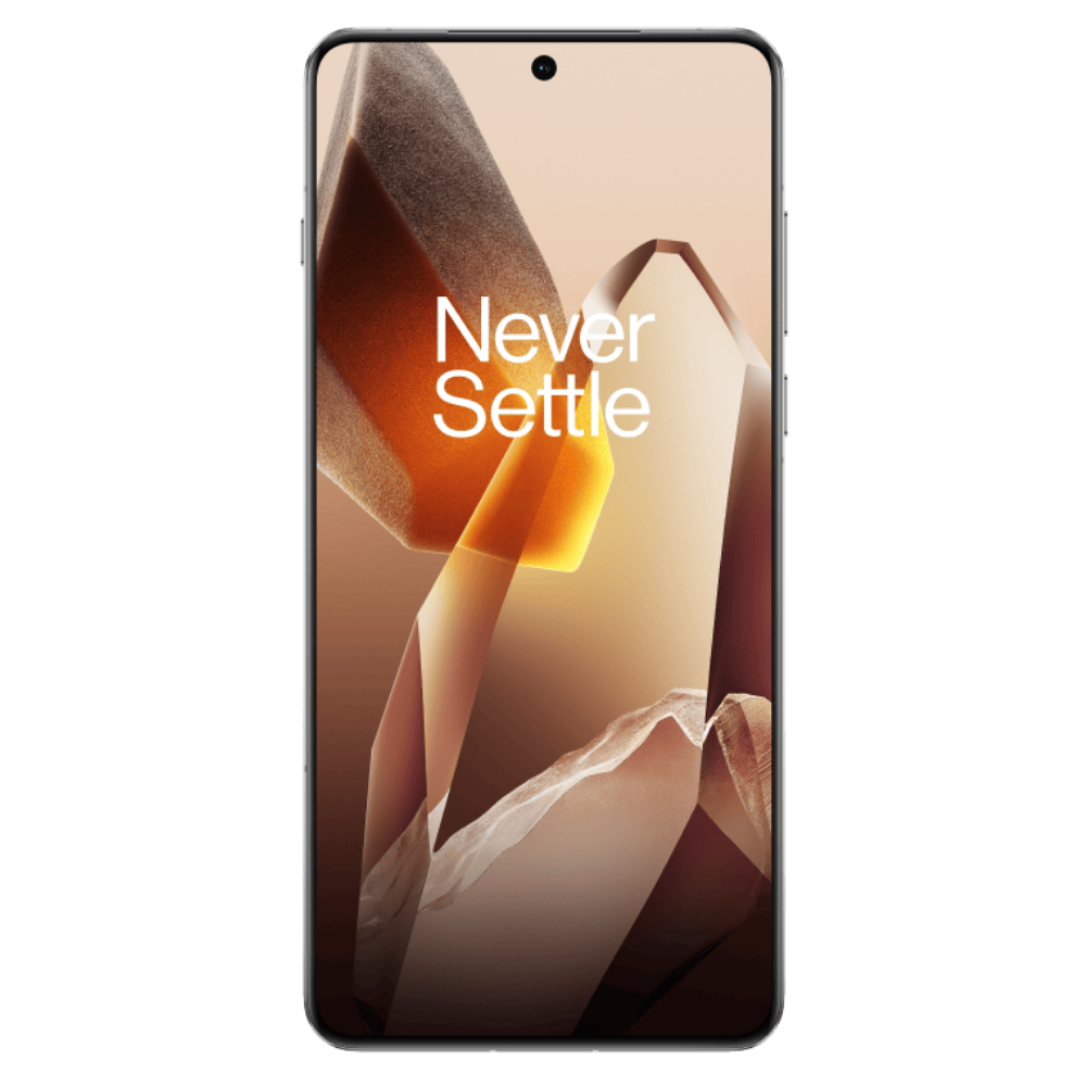 OnePlus 13 von vorne mit wallpaper