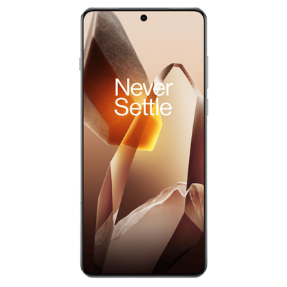 OnePlus 13 von vorne mit wallpaper