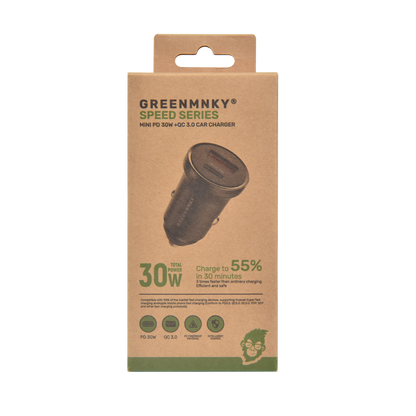 Car Charger Type C + USB A - SPEED SERIES