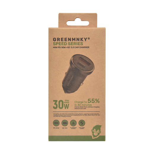 Car Charger Type C + USB A - SPEED SERIES