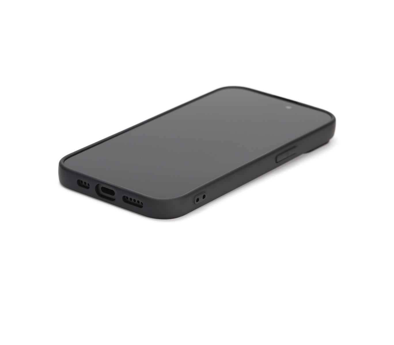 Schwarze iPhone 16 Pro Max Hülle von GREENMNKY mit MagSafe Ring, matte Oberfläche, Kameraschutz Ausschnitt