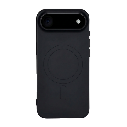 iPhone 17 Air mit schwarzer GREENMNKY Hülle, MagSafe Ring integriert, cleanes Design für sicheren Schutz