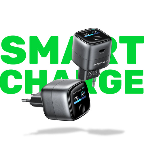 65W Ladegerät mit Smart Display | SmartCharge