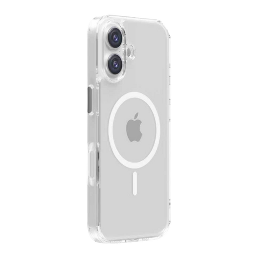 Transparente iPhone 17 Hülle von GREENMNKY mit MagSafe Ring, kristallklar, schlankes Case