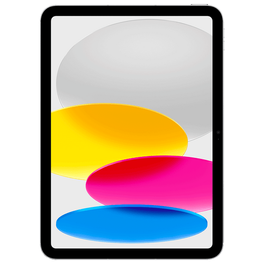 Apple iPad 10.9 (2022) von vorne mit wallpaper