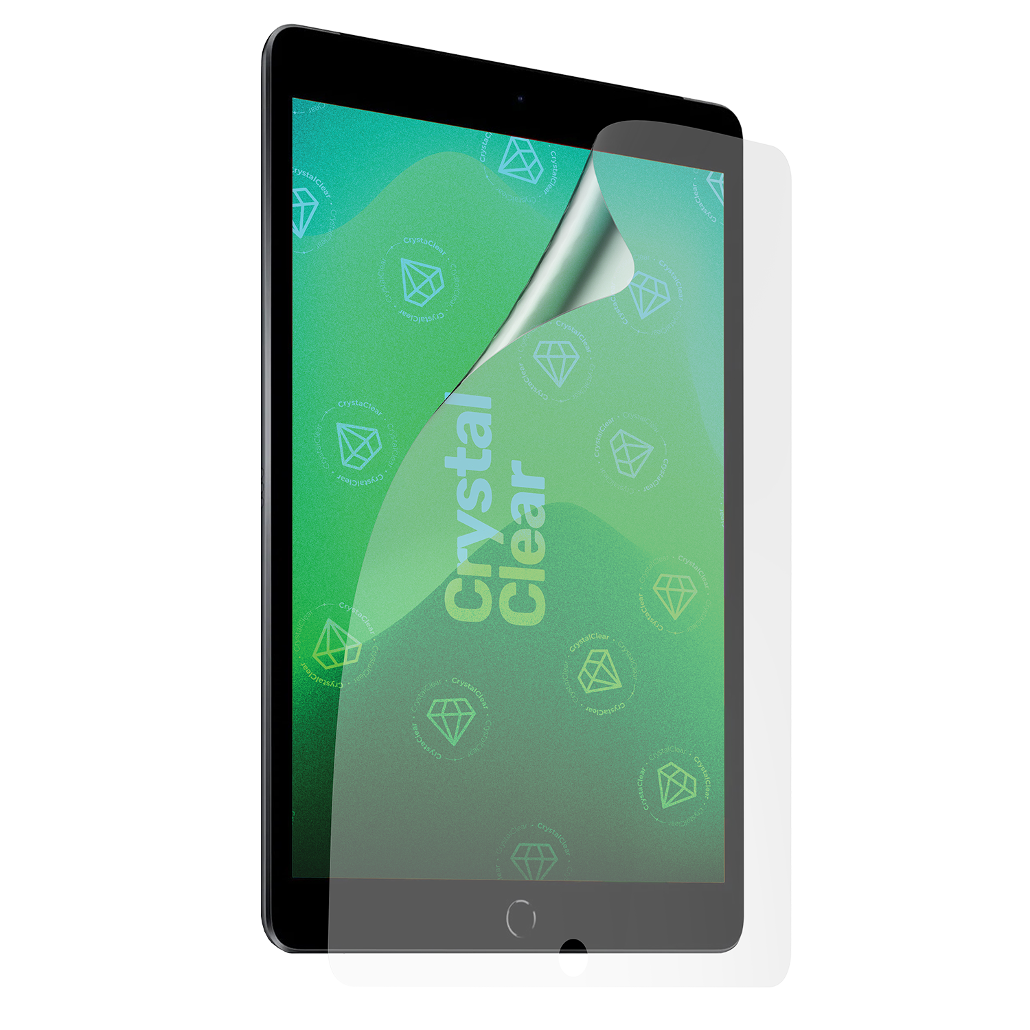 Kratzfeste Schutzfolie für das Display deines iPad 9.7 - Antibakterielle Panzerfolie schützt dein iPad zuverlässig - Blasenfrei montierbare Displayfolie für Apple iPad 9.7
