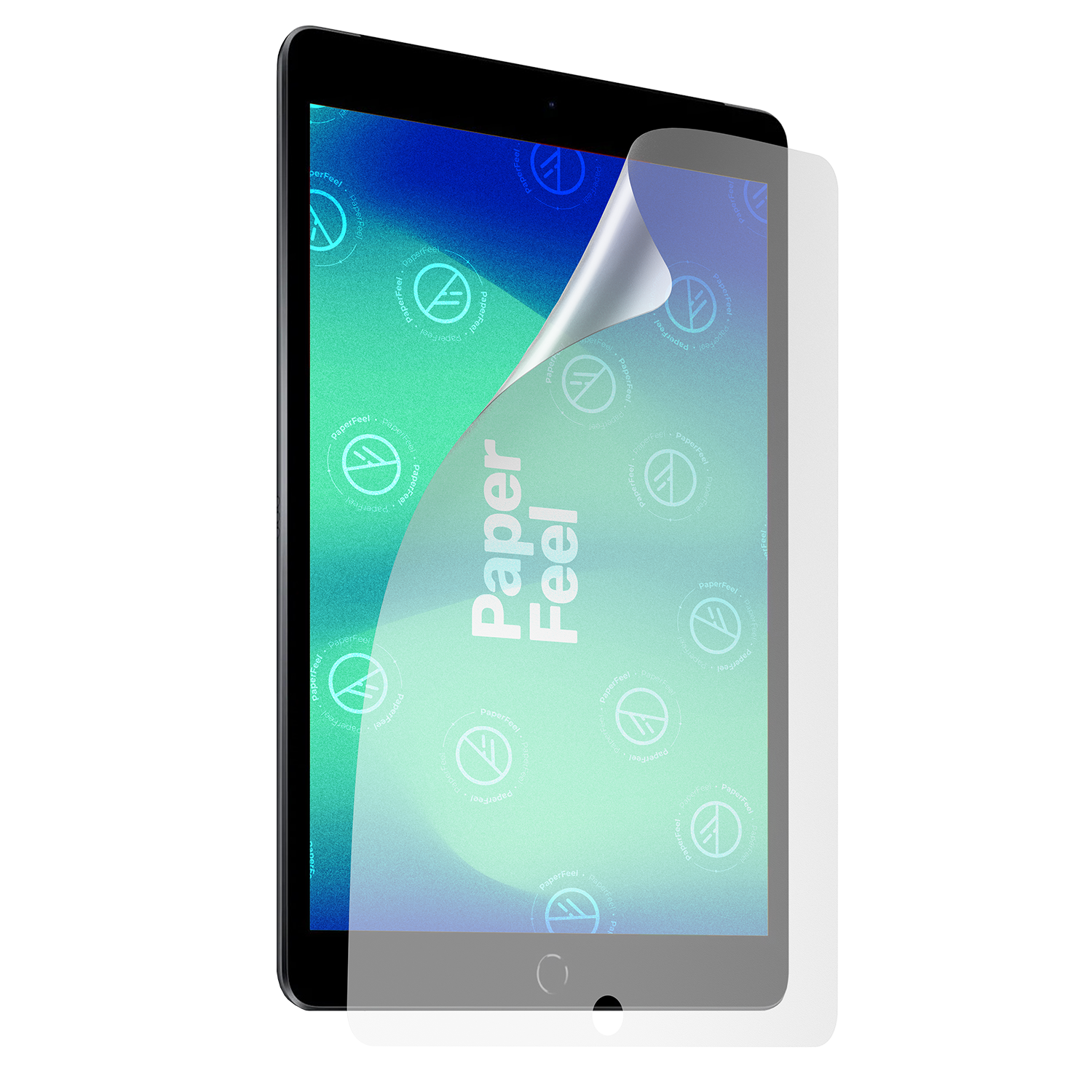 Schutzfolie für iPad Air 2 kompatibel mit allen Hüllen - Panzerfolie passt perfekt und funktioniert mit jedem Case - Kein Verrutschen bei Nutzung mit iPad-Hülle