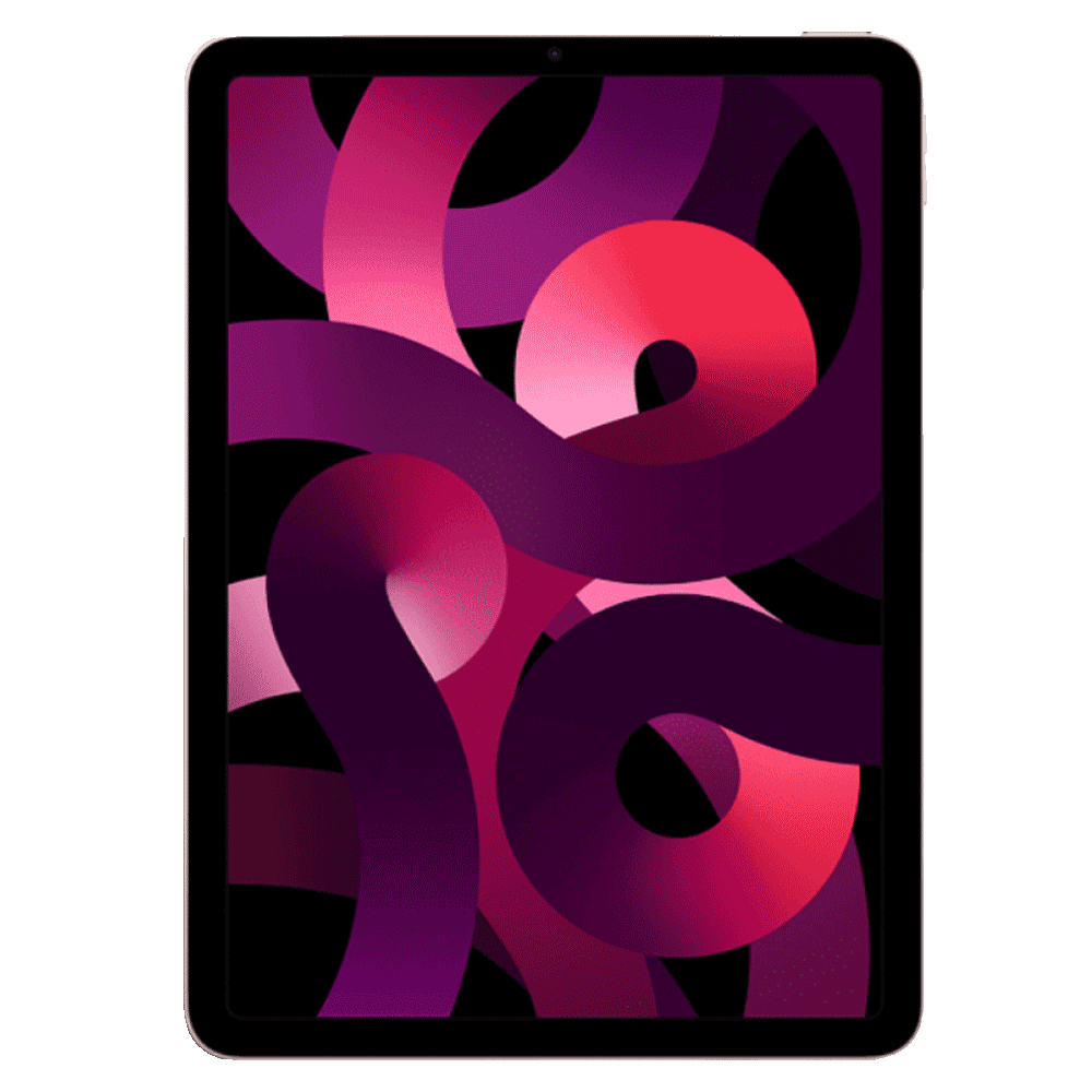 Apple iPad Air 5 front Ansicht mit original Wallpaper