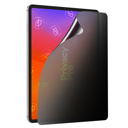 Abdunkelnde Schutzfolie @ Aus seitlichem Betrachten wird das Display bis zu 99%abgedunkelt Die matte Schutzfolie dunkelt im Hochformat ab.