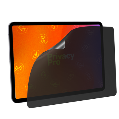 Abdunkelnde Schutzfolie @ Aus seitlichem Betrachten wird das Display bis zu 99%abgedunkelt Die matte Schutzfolie dunkelt im Hochformat ab.