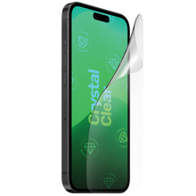 Glasklare Schutzfolie
iPhone 15 mit glasklarer Schutzfolie
Ultraflexible glasklare Schutzfolie auf iPhone 15 Display
Transparent klare Panzerfolie schützt iPhone 15 