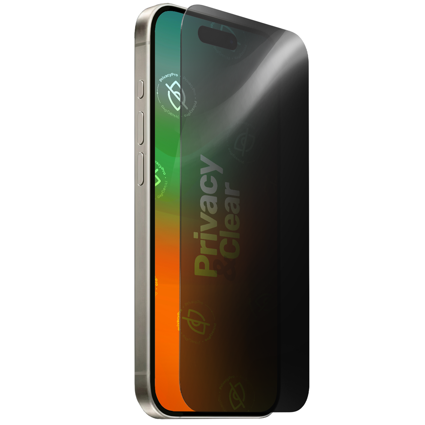 Abdunkelnde Schutzfolie (Privacy)
iPhone 15 Pro mit abdunkelnder Schutzfolie
Abdunkelnde klare Panzerfolie schützt iPhone 15 Pro Display und Privatsphäre
Privacy-Schutzfolie auf iPhone 15 Pro Display
Klare blickdichte Schutzfolie schützt dein iPhone 15 Pro Display
Abdunkelnde Schutzfolie für iPhone 15 Pro