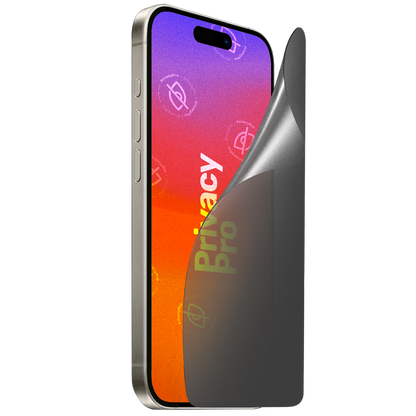 Abdunkelnde Schutzfolie (Privacy)
iPhone 15 Pro mit abdunkelnder Schutzfolie
Abdunkelnde matte Panzerfolie schützt iPhone 15 Pro Display und Privatsphäre
Privacy-Schutzfolie auf iPhone 15 Pro Display
Matte blickdichte Schutzfolie schützt dein iPhone 15 Pro Display
Abdunkelnde Schutzfolie für iPhone 15 Pro