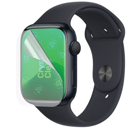 Antibakterielle Schutzfolie für Apple Watch SE - Blasenfrei aufbringbare Displayfolie für Smartwatch-Modelle - Panzerfolie für Smartwatch mit hoher Flexibilität und Stoßfestigkeit