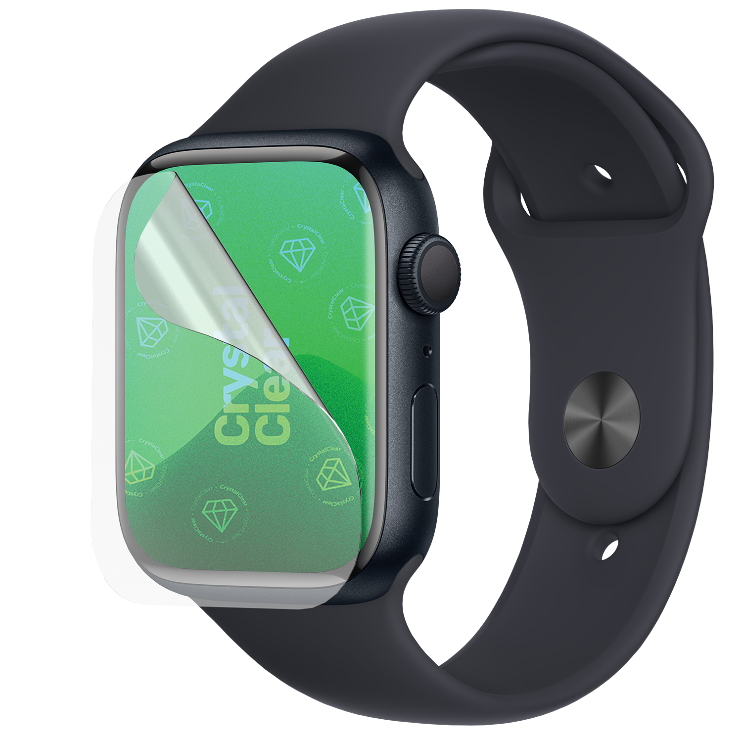 Blasenfrei aufbringbare Displayfolie für Smartwatch-Modelle - Panzerfolie für Smartwatch mit hoher Flexibilität und Stoßfestigkeit - Schutzfolie mit kratzfester TPU-Oberfläche für deine Smartwatch